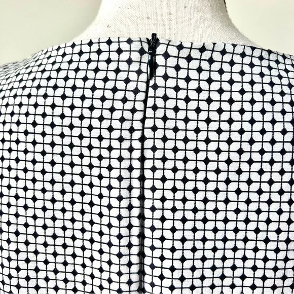 NWT Vintage TALK OF THE WALK Sleeveless Contrast Shift Day Dress—SZ. Medium - Picture 7 of 15